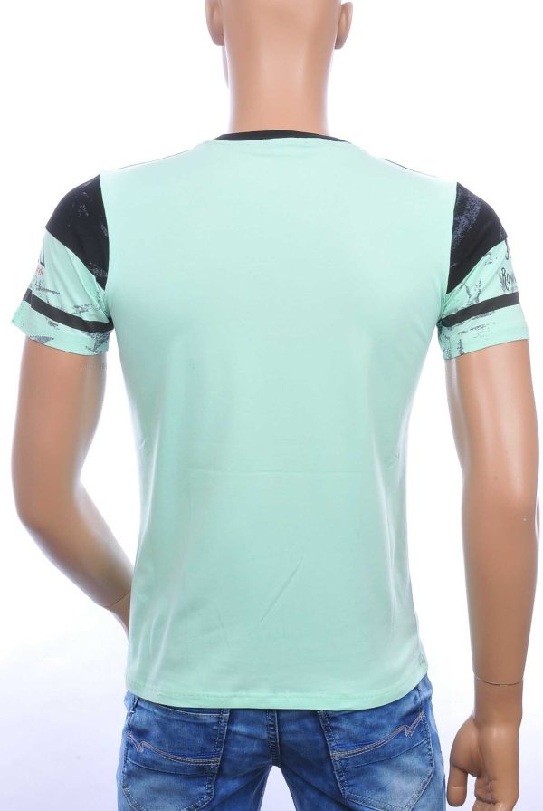 Ci Borg ENJOY & MORE ronde hals T-shirt met 3D letters Mint