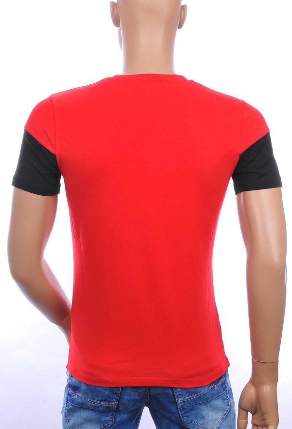 Ci Borg trendy LEADER ronde hals heren T-shirt met 3D letters Rood