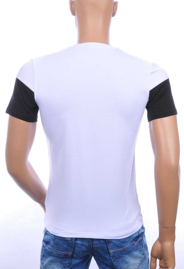 Ci Borg trendy LEADER ronde hals heren T-shirt met 3D letters Wit