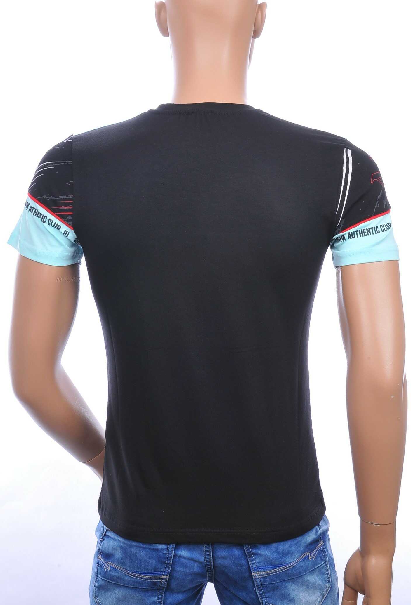 Ci-Borg trendy Black NYC ronde hals heren T-shirt Mint