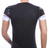 Ci-Borg trendy Black NYC ronde hals heren T-shirt Zwart