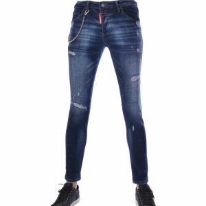ICON2 slim fit heren jeans blauw met stretch denim
