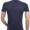 Club Ju ronde hals basic effen T-shirt Navy