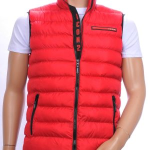 ICON2 trendy gewatteerde heren Bodywarmers Rood