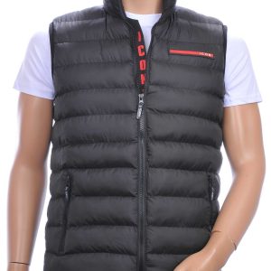 ICON2 trendy gewatteerde heren Bodywarmers Zwart