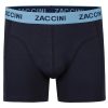 Zaccini Trendy 2-pack Perfect Fit Heren Boxershorts Met Allover Tropical Flower Print - Blauw
