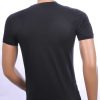 Ci-Borg trendy heren T-shirt met geborduurde tijgerkop Zwart