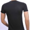 By Bugotti Trendy Ronde Hals Heren Skull T-shirt met Steentjes Print - Zwart
