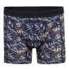 Zaccini 2-Pack Allover Palmbomen Motieven Heren Boxershorts – Navy Blauw | Comfortabele heren boxers met tropisch design