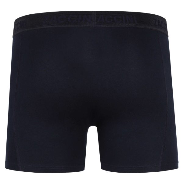 Zaccini 2-pack perfect fit allover palmbomen motieven boxershorts Navy