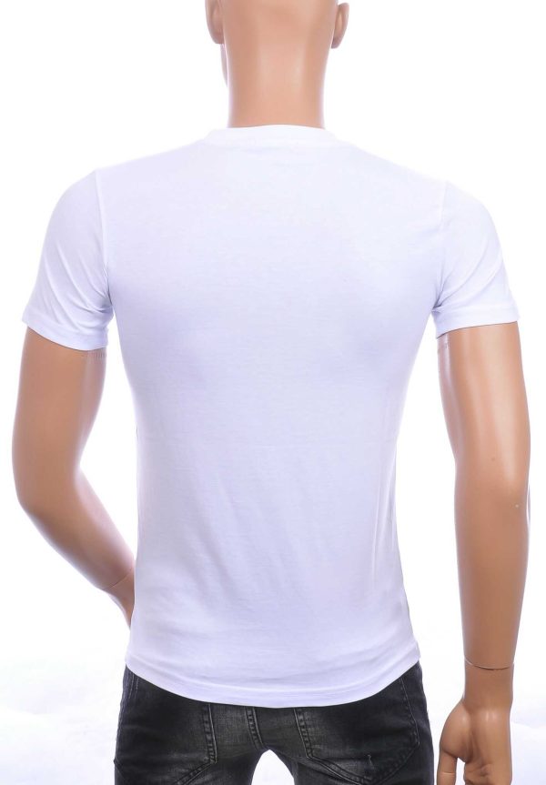 ICON2 trendy ronde hals heren T-shirt met ICON letters Wit
