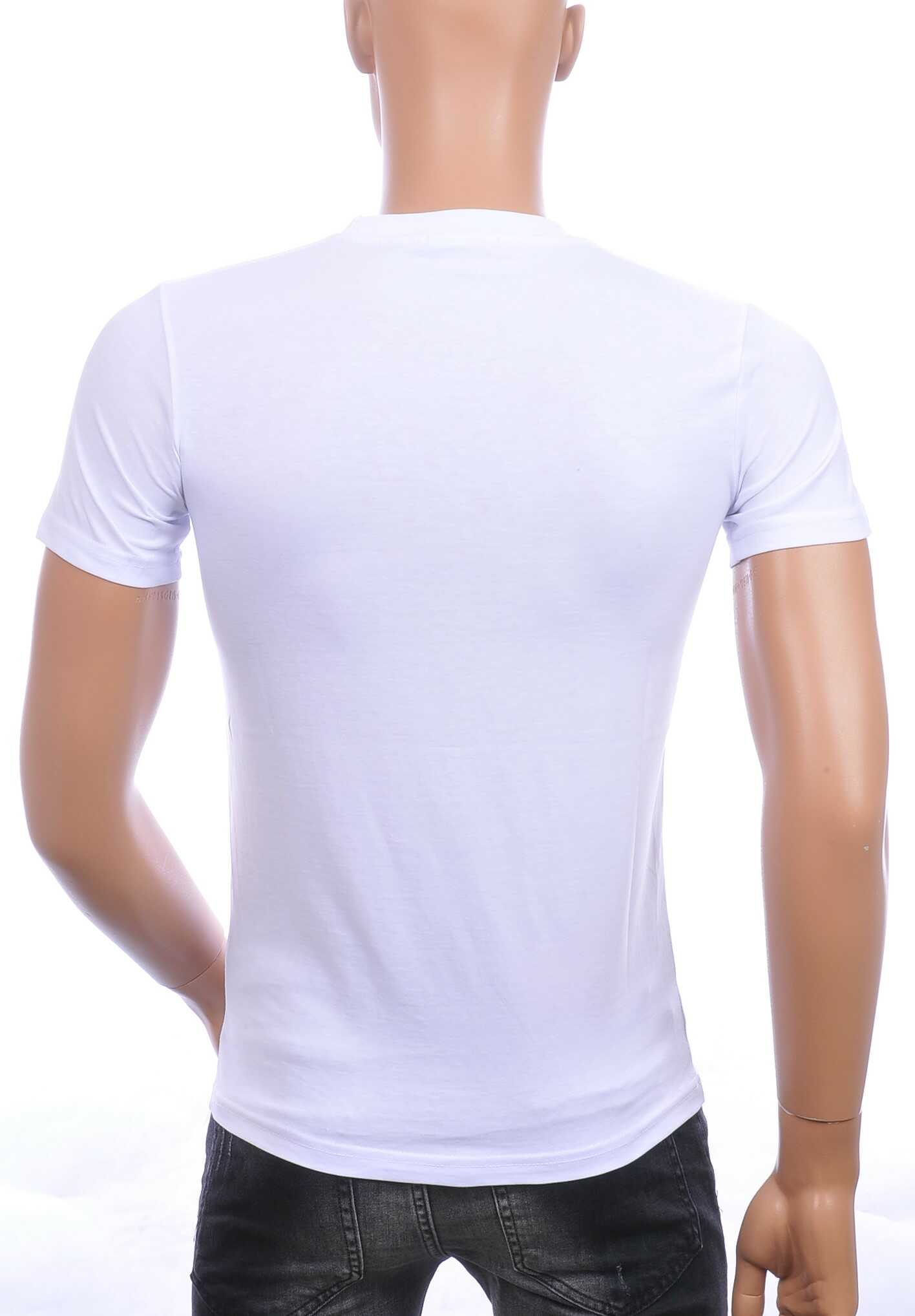 ICON2 trendy ronde hals heren T-shirt met ICON letters Wit