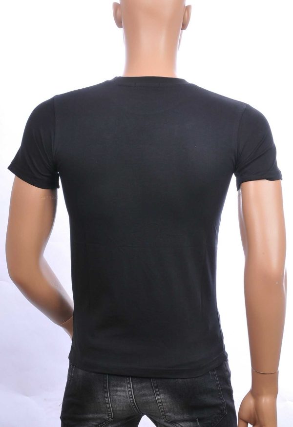 ICON2 trendy ronde hals heren T-shirt met ICON letters Zwart