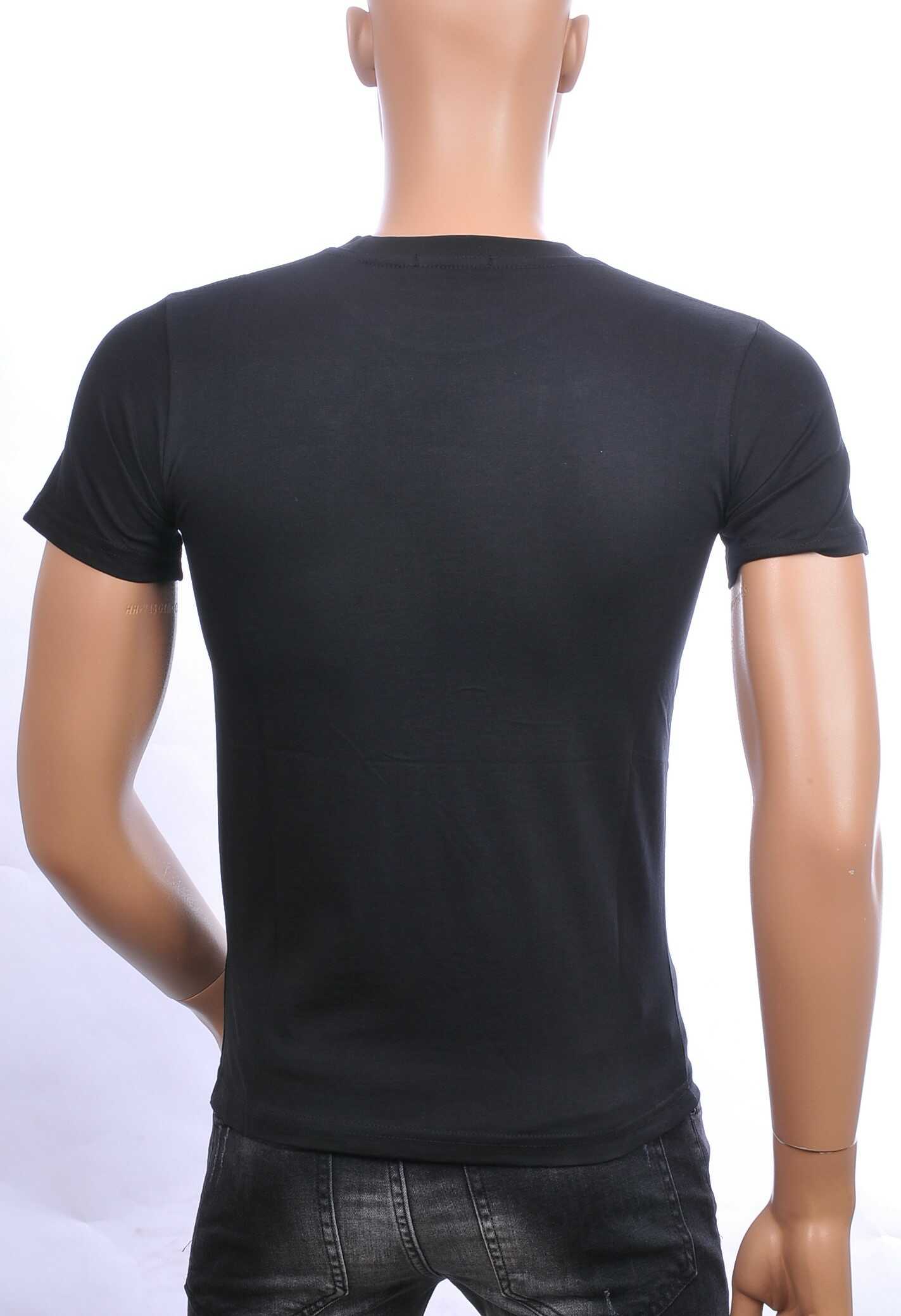 ICON2 trendy ronde hals heren T-shirt met ICON letters Zwart