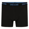 Zaccini 2-pack perfect fit allover palmbomen motieven boxershorts - Zwart