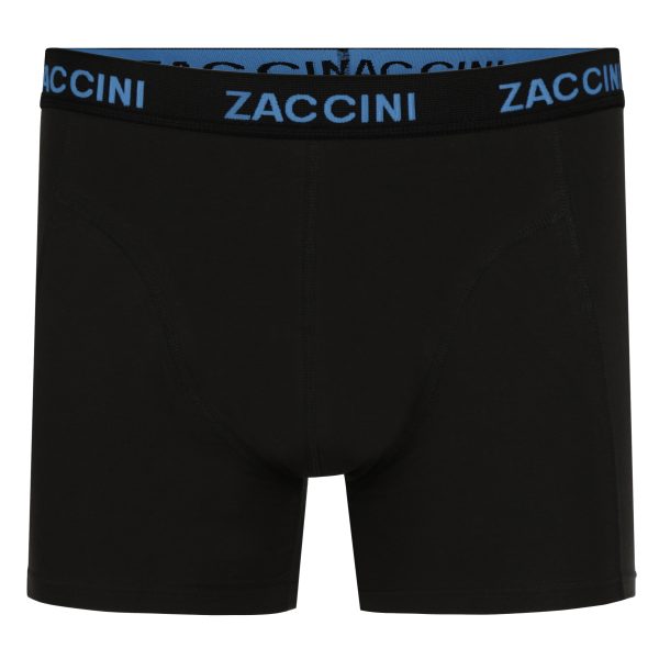 Zaccini 2-pack perfect fit allover palmbomen motieven boxershorts Zwart