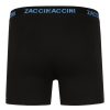 Zaccini 2-pack perfect fit allover palmbomen motieven boxershorts - Zwart