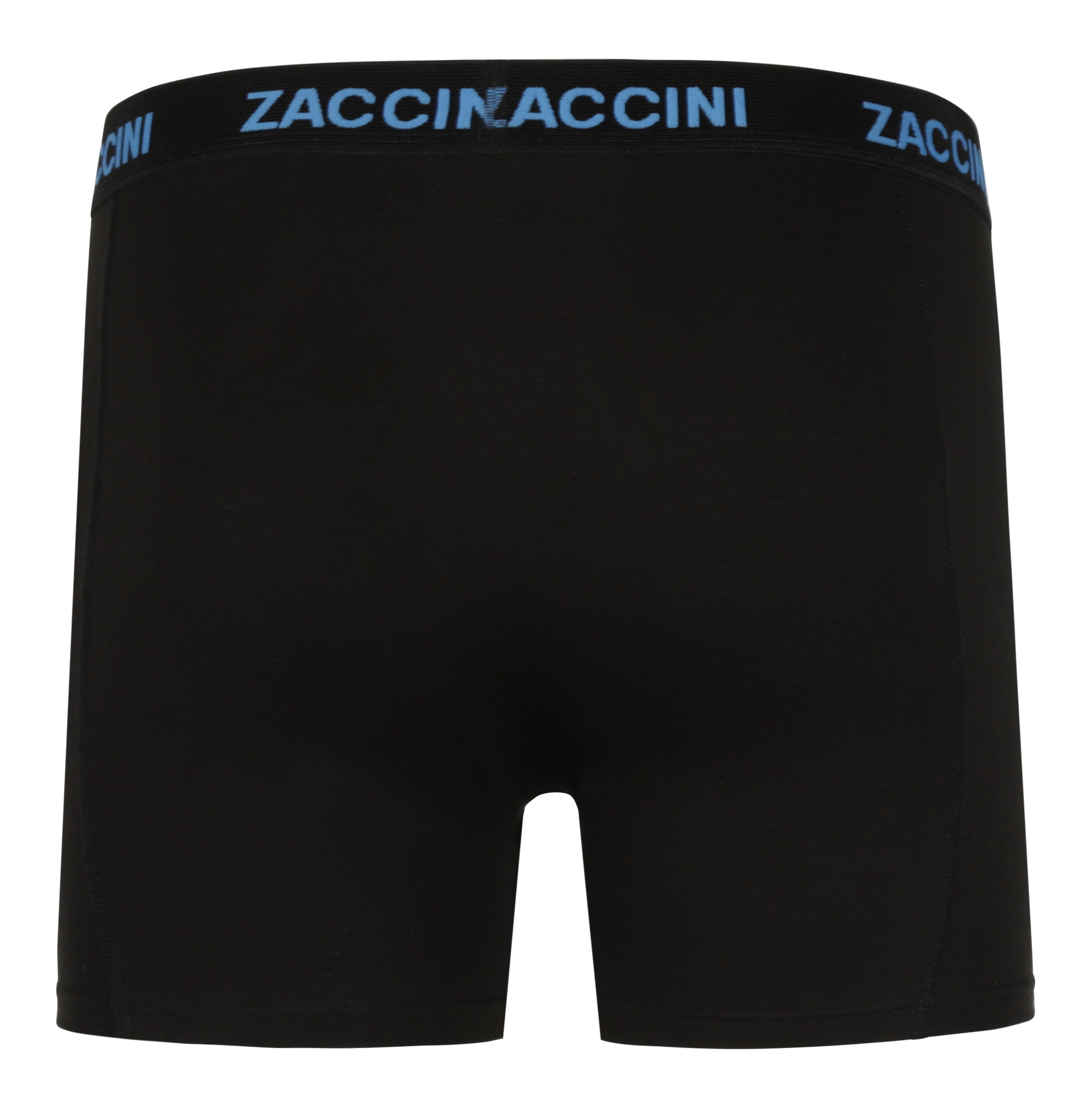 Zaccini 2-pack perfect fit allover palmbomen motieven boxershorts - Zwart