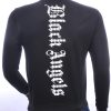 BY BUGOTTI trendy ronde hals Black Angels heren sweatshirt Zwart
