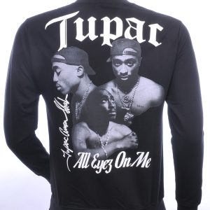 BY BUGOTTI trendy ronde hals TUPAC heren sweatshirt Zwart 