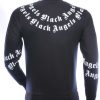 FCT COMPANY trendy ronde hals Black Angels heren sweatshirt Zwart