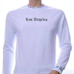 FCT COMPANY trendy Los Angeles ronde hals heren sweatshirt Wit