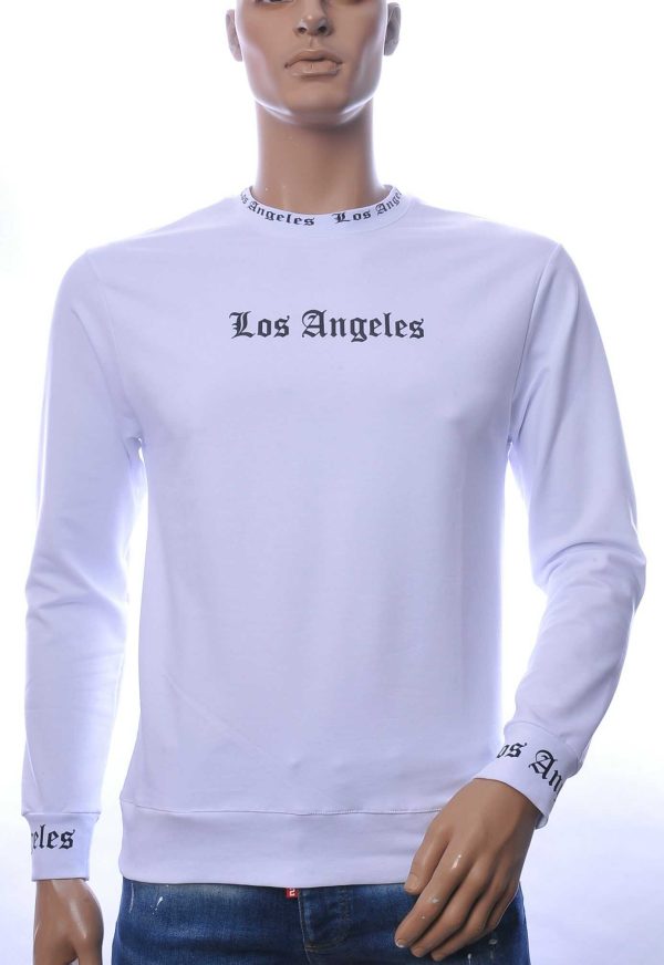 FCT COMPANY trendy Los Angeles ronde hals heren sweatshirt Wit