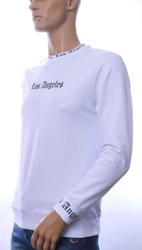 FCT COMPANY trendy Los Angeles ronde hals heren sweatshirt Wit