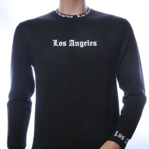 FCT COMPANY trendy Los Angeles ronde hals heren sweatshirt Zwart