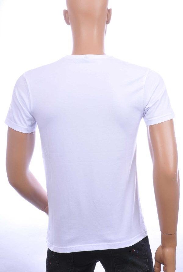 BLACKROCK trendy ronde hals heren T-Shirt met ICON logo Wit
