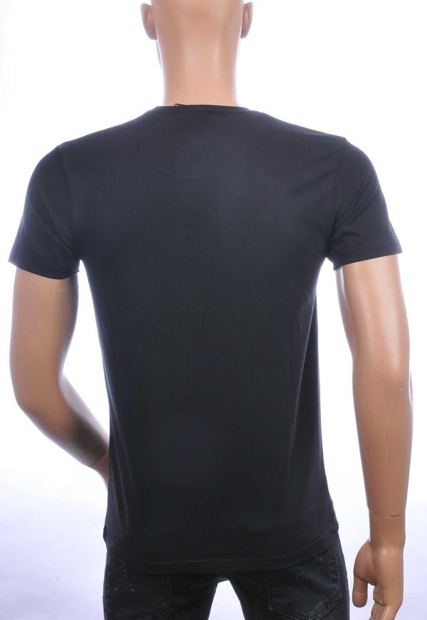 BLACKROCK trendy ronde hals heren T-Shirt met ICON logo Zwart