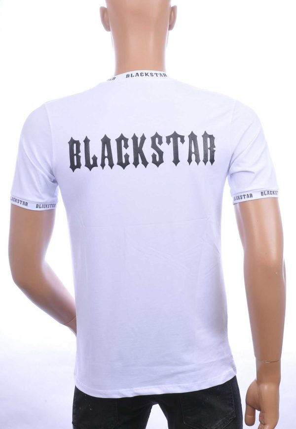 FCT COMPANY trendy BLACKSTAR ronde hals heren T-Shirt Wit