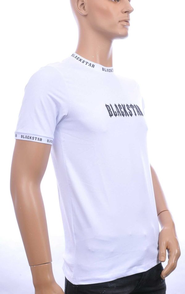 FCT COMPANY trendy BLACKSTAR ronde hals heren T-Shirt Wit
