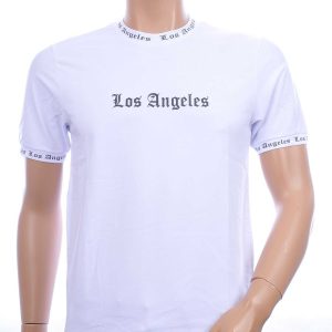 FCT COMPANY trendy LOS ANGELES ronde hals heren T-Shirt Wit