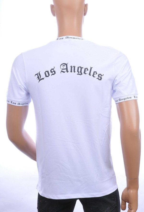 FCT COMPANY trendy LOS ANGELES ronde hals heren T-Shirt Wit