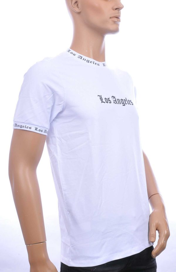 FCT COMPANY trendy LOS ANGELES ronde hals heren T-Shirt Wit