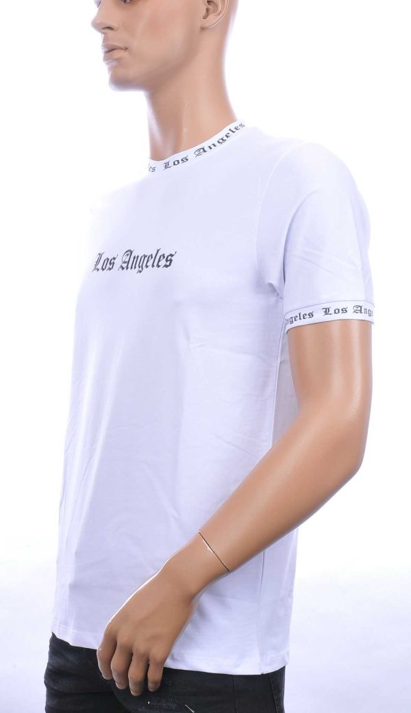 FCT COMPANY trendy LOS ANGELES ronde hals heren T-Shirt Wit