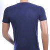 Les DESIGNERS ronde hals T-shirt met cobra print met steentjes Navy