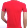 Ci-Borg trendy RESPECT ronde hals heren T-shirt Rood