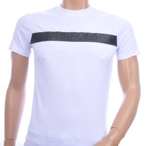 FCT COMPANY trendy BLACKSTAR ronde hals heren T-Shirt Wit