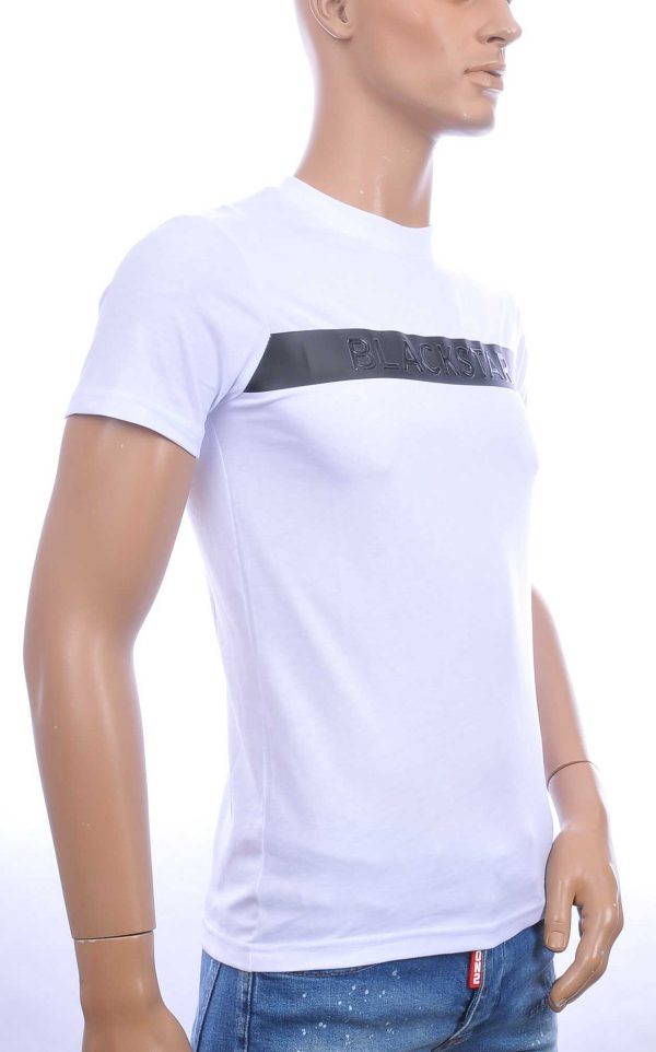 FCT COMPANY trendy BLACKSTAR ronde hals heren T-Shirt Wit