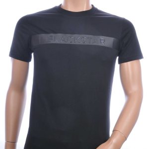 FCT COMPANY trendy BLACKSTAR ronde hals heren T-Shirt Zwart