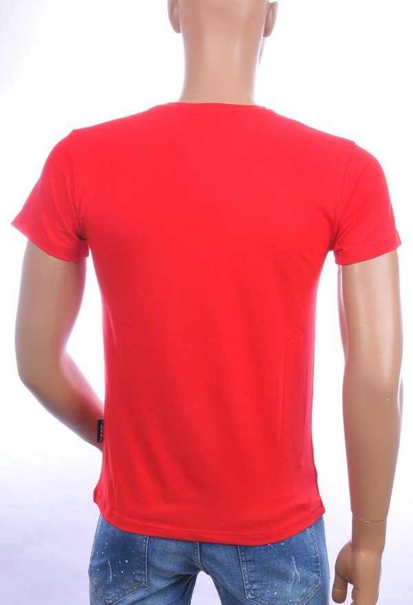 ICON2 trendy ronde hals heren T-Shirt Rood