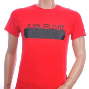 ICON2 trendy ronde hals heren T-Shirt Rood