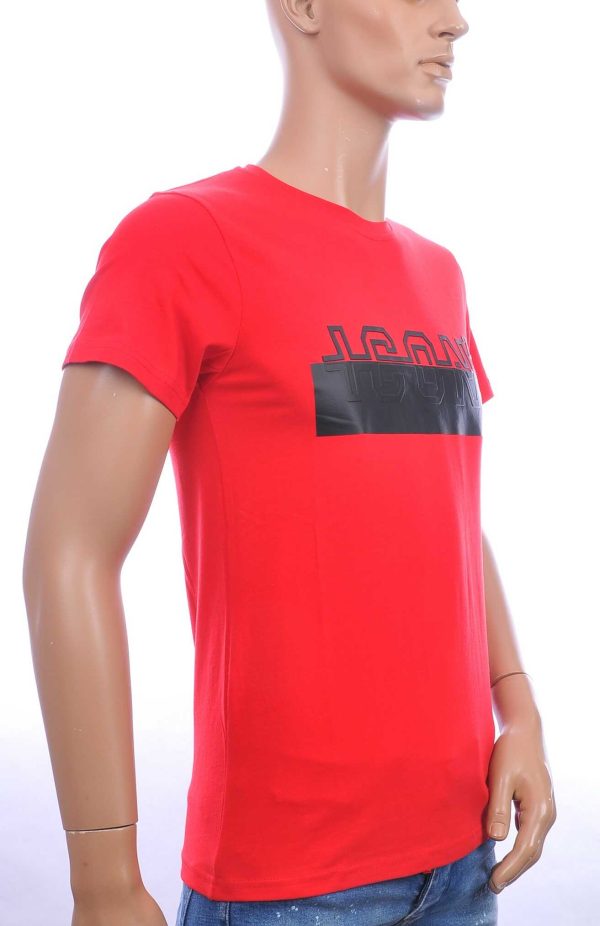 ICON2 trendy ronde hals heren T-Shirt Rood