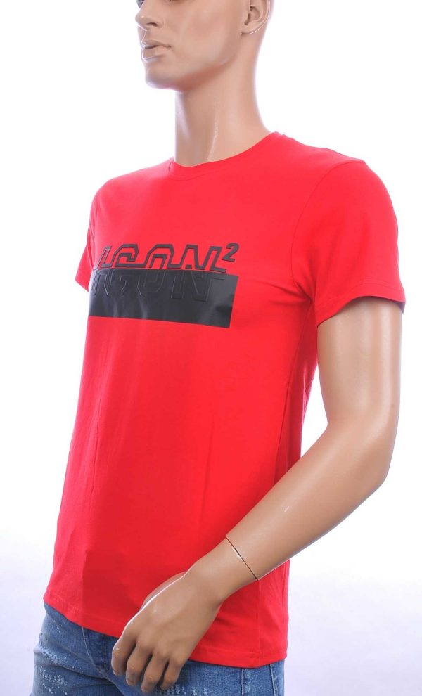 ICON2 trendy ronde hals heren T-Shirt Rood