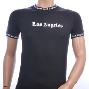 BY BUGOTTI trendy LOS ANGELES ronde hals heren T-Shirt Zwart