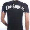 BY BUGOTTI trendy LOS ANGELES ronde hals heren T-Shirt Zwart