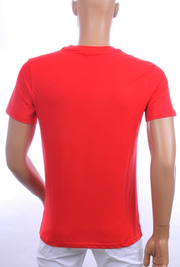 CONTOUR trendy ronde hals 2PAC heren T-Shirt Rood