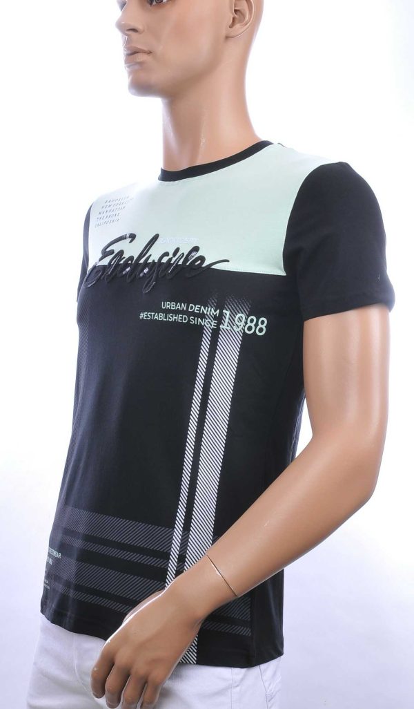 Ci-Borg trendy EXCLUSIVE ronde hals heren T-shirt Groen